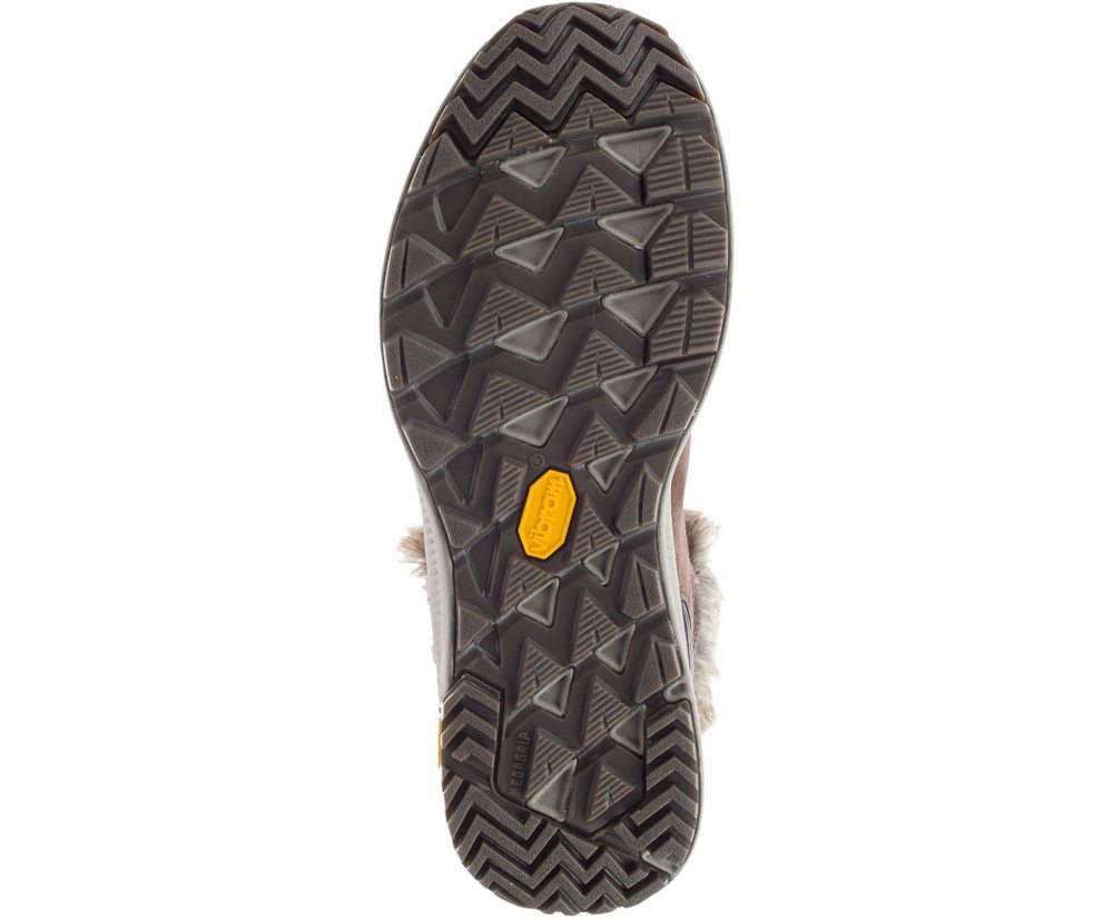 Merrell Boots Brown - Ontario Tall Polar Waterproof - Womens 86CWBOIQA